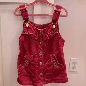 Toddler Fall Corduroy Dress Jumper